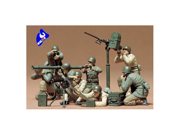 tamiya maquette militaire 35086 U.S. Gun and Mortar Team 1/35