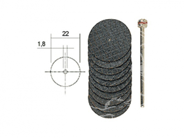 Proxxon outillage 28808 10 Disques a tronconner en oxyde d aluminium