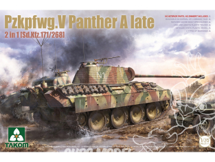 Takom maquette militaire 2176 PzKpfwg.V Panther A Late 1/35