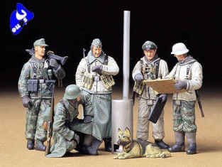 tamiya maquette militaire 35212 Soldats Allemand au rapport 1/35