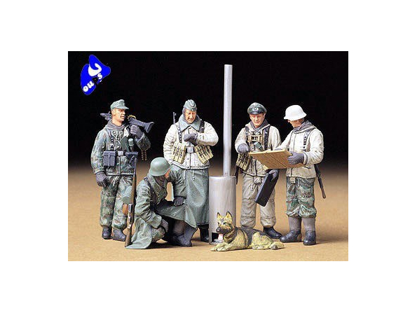 tamiya maquette militaire 35212 Soldats Allemand au rapport 1/35