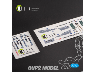 Kelik Decals 3D K72051 Décalcomanies 3D intérieures Mirage 2000N pour kit Dream Model kit 1/72