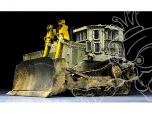Meng maquette militaire SS-002 US D9R ARMORED BULLDOZER 1/35