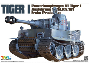 Tiger Model maquette militaire Cute 502 Tigre I Panerkampfwagen VI Tiger I Ausführung Sd.Kfz.181 Frühe Production