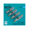 ResKit RSU72-0228 Pylônes AH-64 « Apache » early pour kit Academy (imprimé en 3D) 1/72