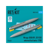 ResKit kit d'amelioration Avion RS72-0254 Buses d'échappement RA-5C Vigilante type tardif pour kit Trumpeter imprimé en 3D 1/72