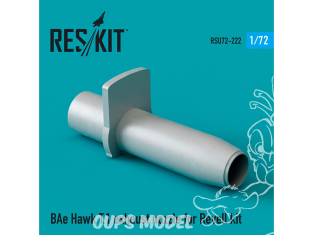 ResKit kit d'amelioration Avion RSU72-0222 Buse d'échappement BAe Hawk T.1 pour kit Revell (imprimé en 3D) 1/72