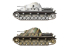 Border model maquette militaire BT-039 Kugelblitz Flak Panzer IV MK103 Doppelflak 30mm 1/35