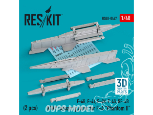 ResKit kit armement Avion RS48-0447 Pylônes intérieurs NAVY pour F-4 « Phantom II » (2 pcs) imprimé en 3D 1/48