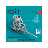 ResKit RSU48-0323 Mitraileuse à chaîne M230 en position Vol AH-64 Apache pour kit Academy AFV Club imprimé 3D 1/48
