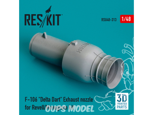 ResKit kit d'amelioration Avion RSU48-0313 Buse d'échappement F-106 "Delta Dart" pour kit Revell et Revell U.S. 1/48