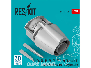 ResKit kit d'amelioration Avion RSU48-0339 TA-SHTC, TA-SHTH, TA-SHTP, A-SHTREK Buse d'échappement Corsair II kit hobbyBoss 1/48