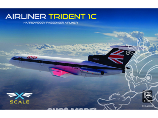 X-Scalemodels maquette avion 144003 HS-121 Trident 1C 1/144