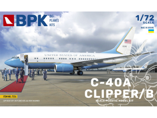 BPK maquette avion 7224 Boeing C-40A Clipper B 1/72