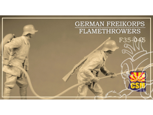 Copper State Models personnel militaire F35-0045 Lance-flammes du corps franc allemand 1/35