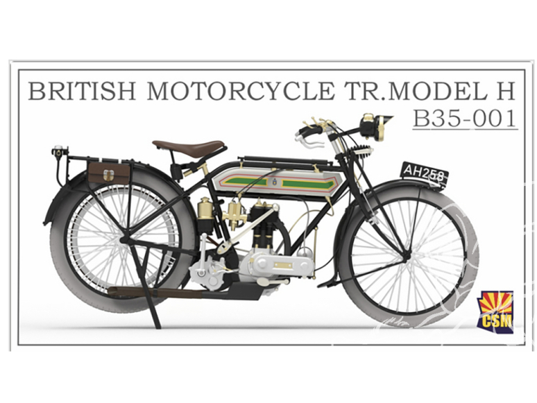 Copper State Models maquettes militaire B35-001 British Motorcycle Tr.Model H 1/35