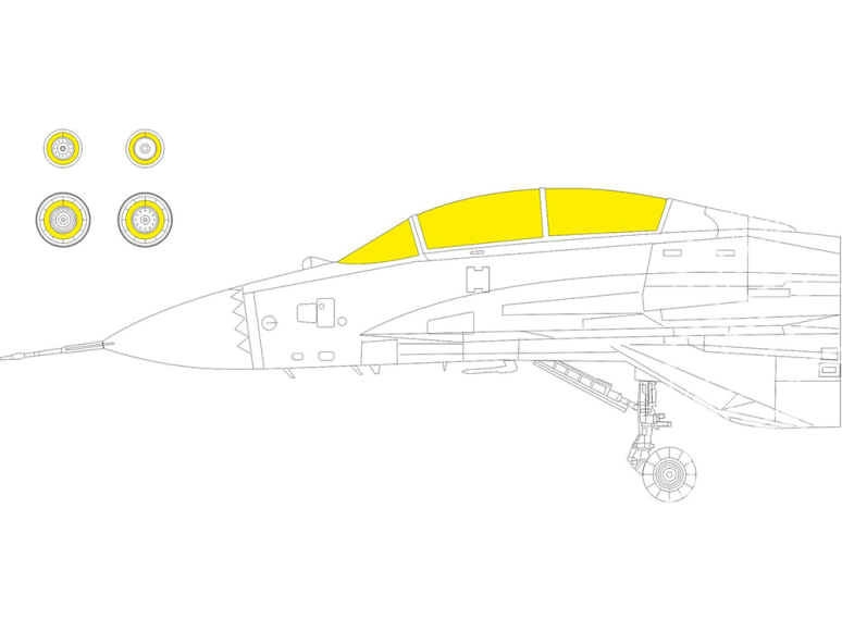 Eduard Express Mask EX1023 MiG-29K Hobby Boss 1/48