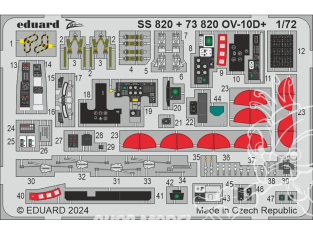 Eduard photodecoupe avion 73820 OV-10D+ Icm 1/72