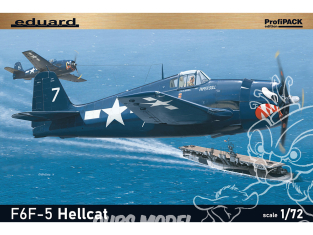 EDUARD maquette avion 7077 F6F-5 Hellcat ProfiPack Edition Réédition 1/72