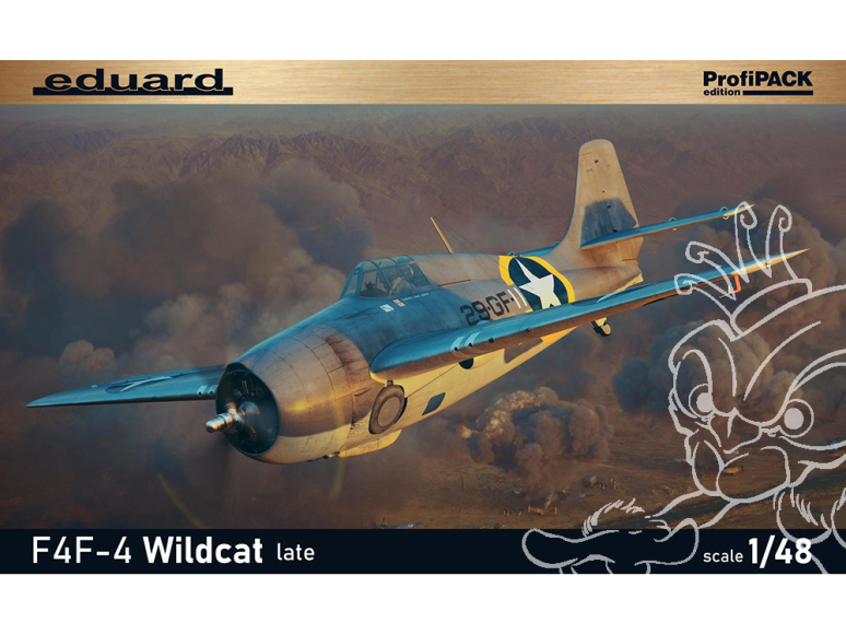 EDUARD maquette avion 82203 F4F-4 Wildcate Late ProfiPack Edition 1/48