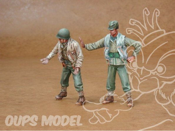 CMK figurine f35109 US MARINES EQUIPAGE DE DUKW 1/35