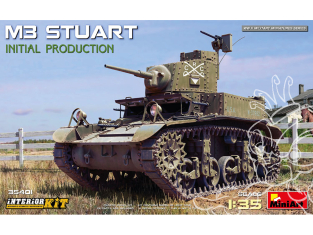 Mini Art maquette militaire 35401 PRODUCTION INITIALE DU M3 STUART 1/35