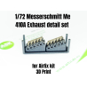 ASK Art Scale Kit accessoire A72011 Echappment Messerschmitt Me 410A Airfix 1/72