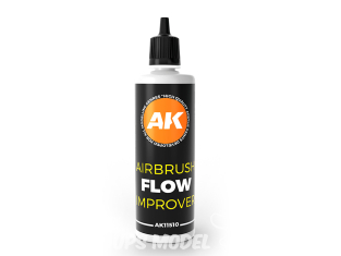 Ak interactive peinture acrylique AK11510 Fluidifiant AMÉLIORATEUR DE DÉBIT AÉROGRAPHE pour ACRYLIQUES – 100ml