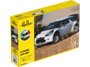 Heller maquette voiture 56758 STARTER KIT Citroen DS3 WRC 1/24