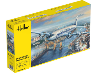 Heller maquette avion 80315 DC6 Super Cloudmaster AF 1/72