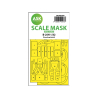 ASK Art Scale Kit Mask M32087 B-25H HK Models Recto 1/32