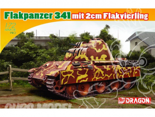 DRAGON maquette militaire 7487 Flakpanzer 341 1/72
