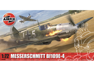 Airfix maquette avion A01008B Messerschmitt Bf109E-4 1/72