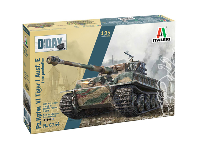 Italeri maquette militaire 6754 Pz.Kpfw. VI Tiger I Ausf. E late production 1/35