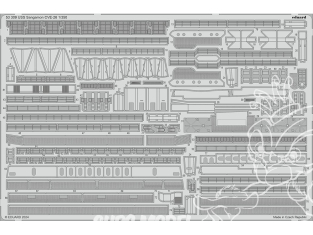 Eduard photodecoupe bateau 53309 Amélioration USS Sangamon CVE-26 Trumpeter 1/350