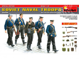 Mini art maquette militaire 35094 TROUPES NAVALES SOVIÉTIQUES 1/35