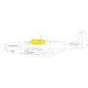 Eduard Express Mask EX1036 P-51B/C Framed Canopy TFace Eduard 1/48