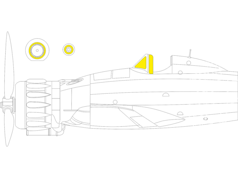 Eduard Express Mask EX1039 Macchi MC.200 TFace 1/48