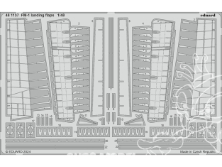 EDUARD photodecoupe avion 481137 Volets d'atterrissage FM-1 Tamiya 1/48