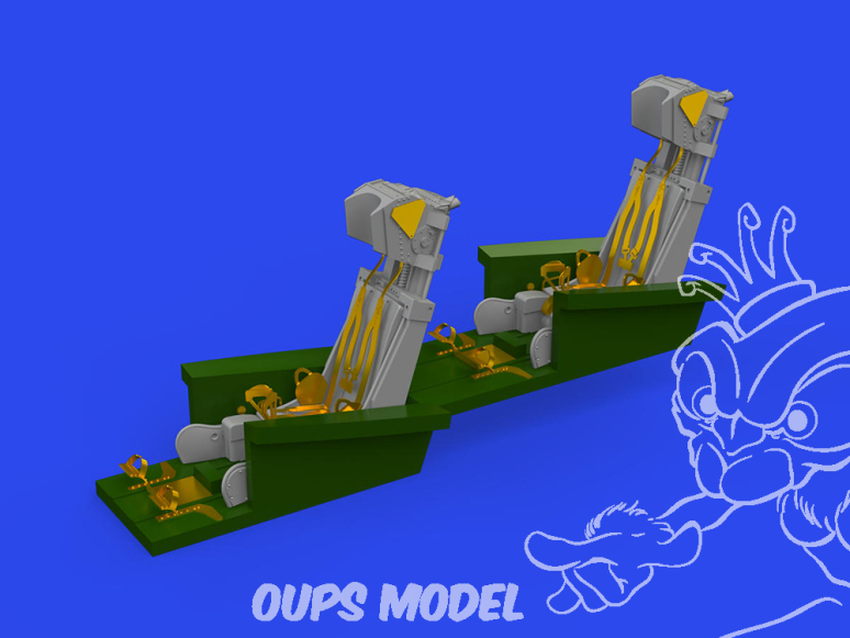 Eduard kit d'amelioration brassin Print 672357 Sièges éjectable L-39 Eduard 1/72