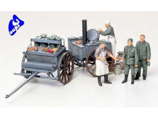 tamiya maquette militaire 35247 cuisine de campagne Allemande 1/
