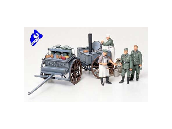 tamiya maquette militaire 35247 cuisine de campagne Allemande 1/