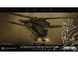 Meng maquette film MMS-011 kit de modèle Dune Atreides Ornithoptère