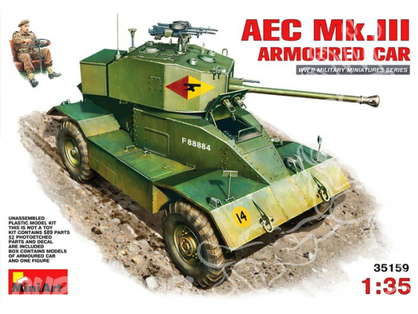 MINI ART maquette militaire 35159 AEC Mk.3 VEHICULE BLINDE BRITANNIQUE 1944 1/35