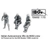 IBG maquette avion 72U032 Equipage du canon automoteur italien Autocannon 1/72