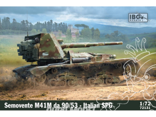 IBG maquette militaire 72131 Canon Automoteur Semovente M41M dA 90/53 SPG italien 1/72
