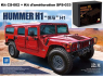 Lot Collector Meng maquette voiture CS-002 Hummer H1 + Kit d'amléioration SPS-033 1/24