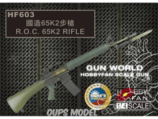 Hobby Fan kit personnages HF603 Fusil R.O.C 65K2 1/4
