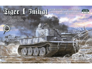 Border model maquette militaire TK7205 Tigre I Initial Sd.Kfz.181 s.Pz.Abt 502 No.100 1/72