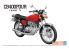 Aoshima maquette moto 64436 Honda CB400F CB400FOUR 1974 1/12